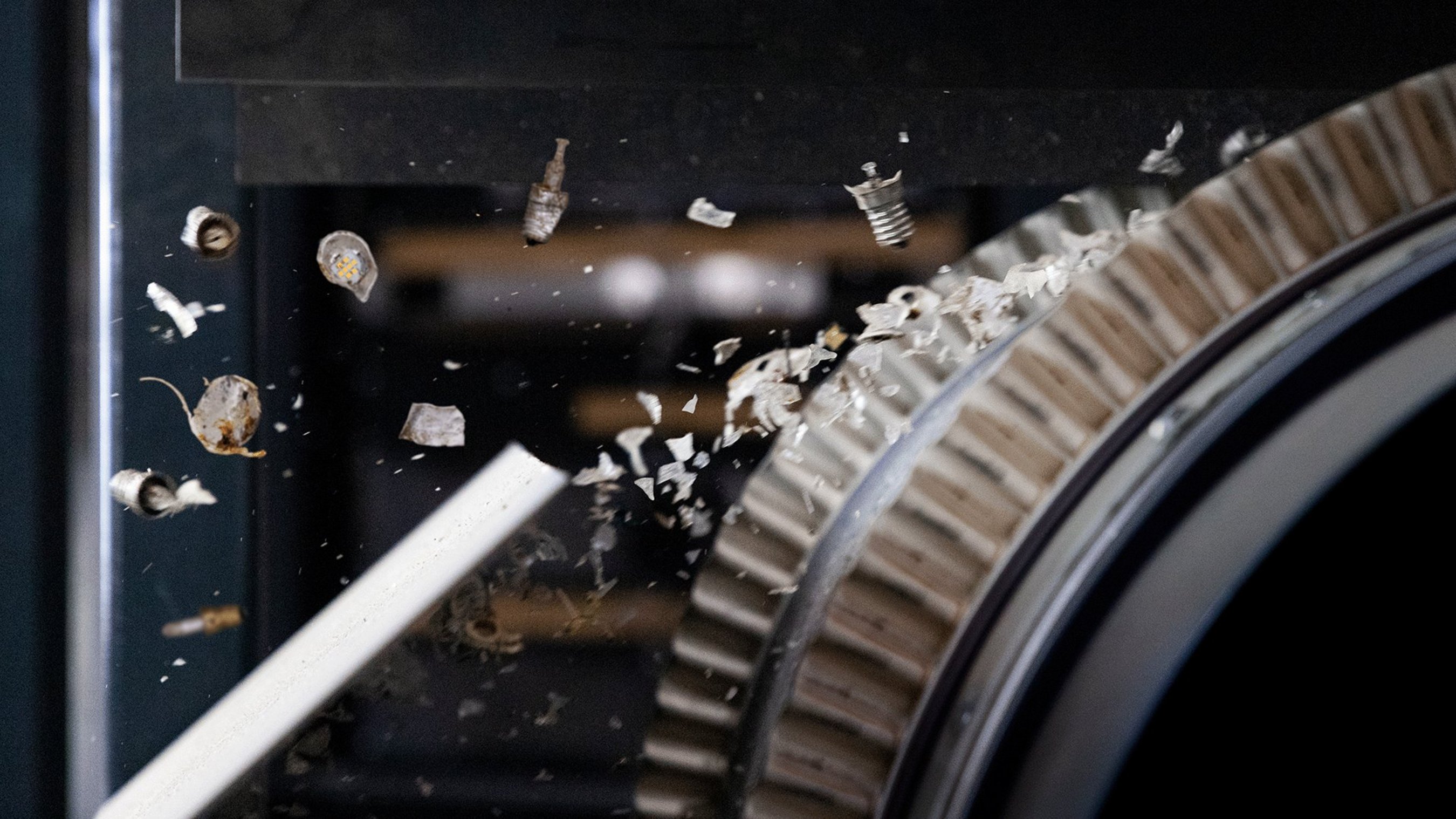 Technikum Wirbelstromscheider Nahaufnahme