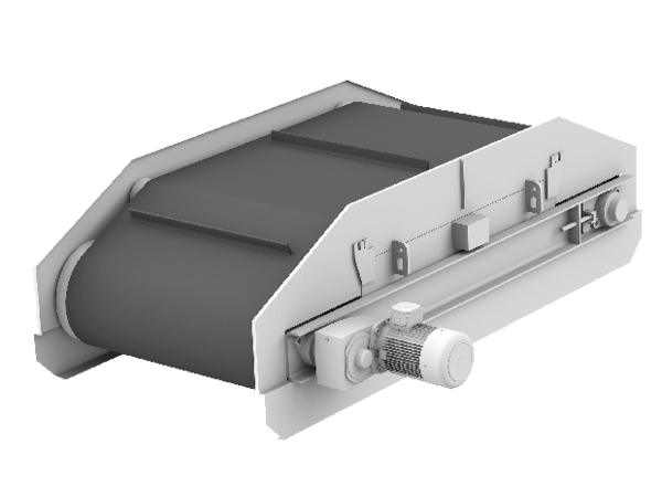 elektromagnetischer Überbandmagnetscheider Abbildung