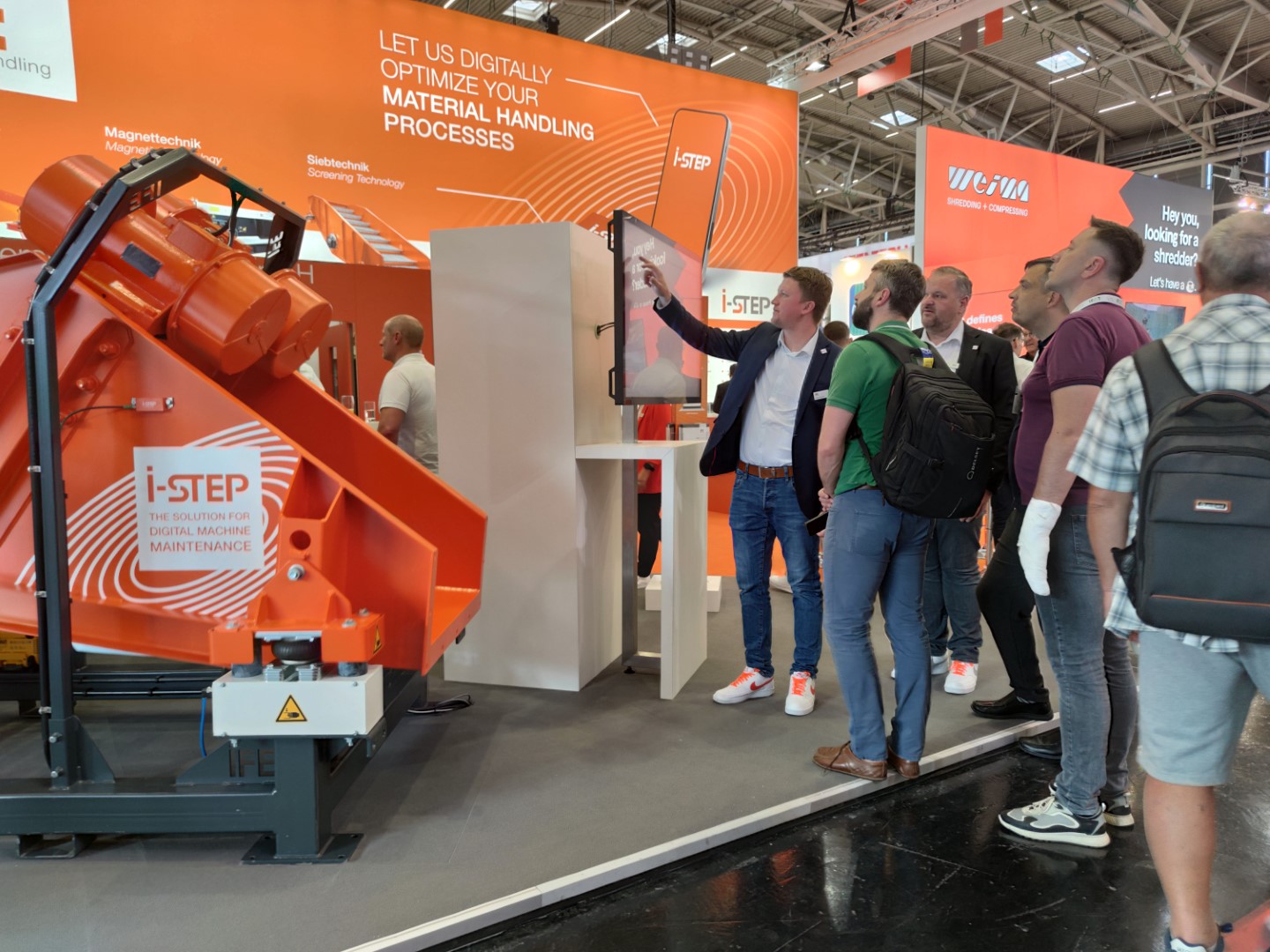 IFE Siebmaschine auf der IFAT 2024.