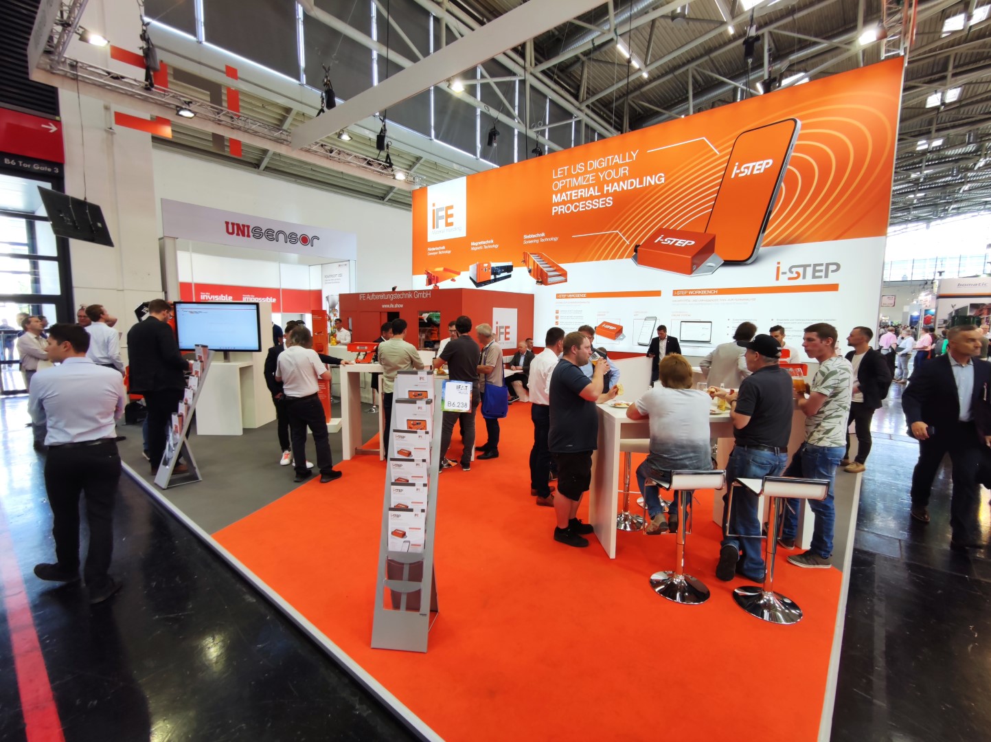 IFE Messestand auf der IFAT 2024.